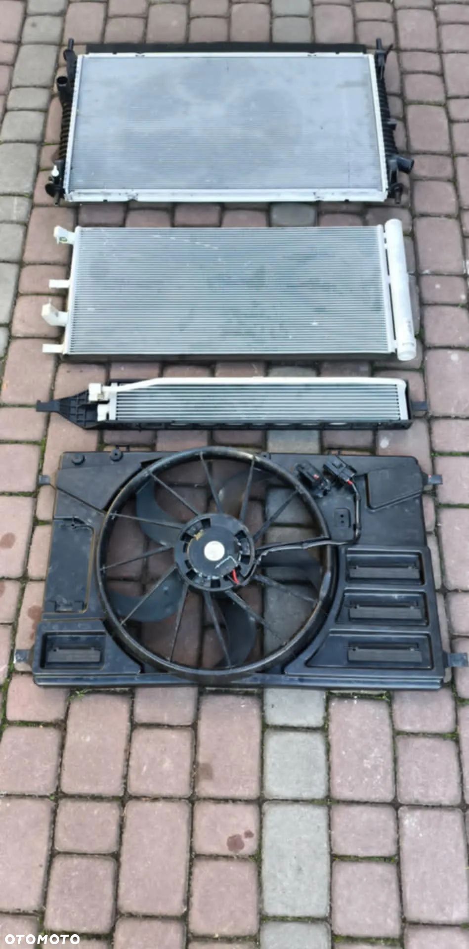 Chłodnica oleju chłodnice wody klimy intercooler AUTOMAT  FOTD TRANSIT MK8 2019- 2,0 TDCI ZESTAW - 1