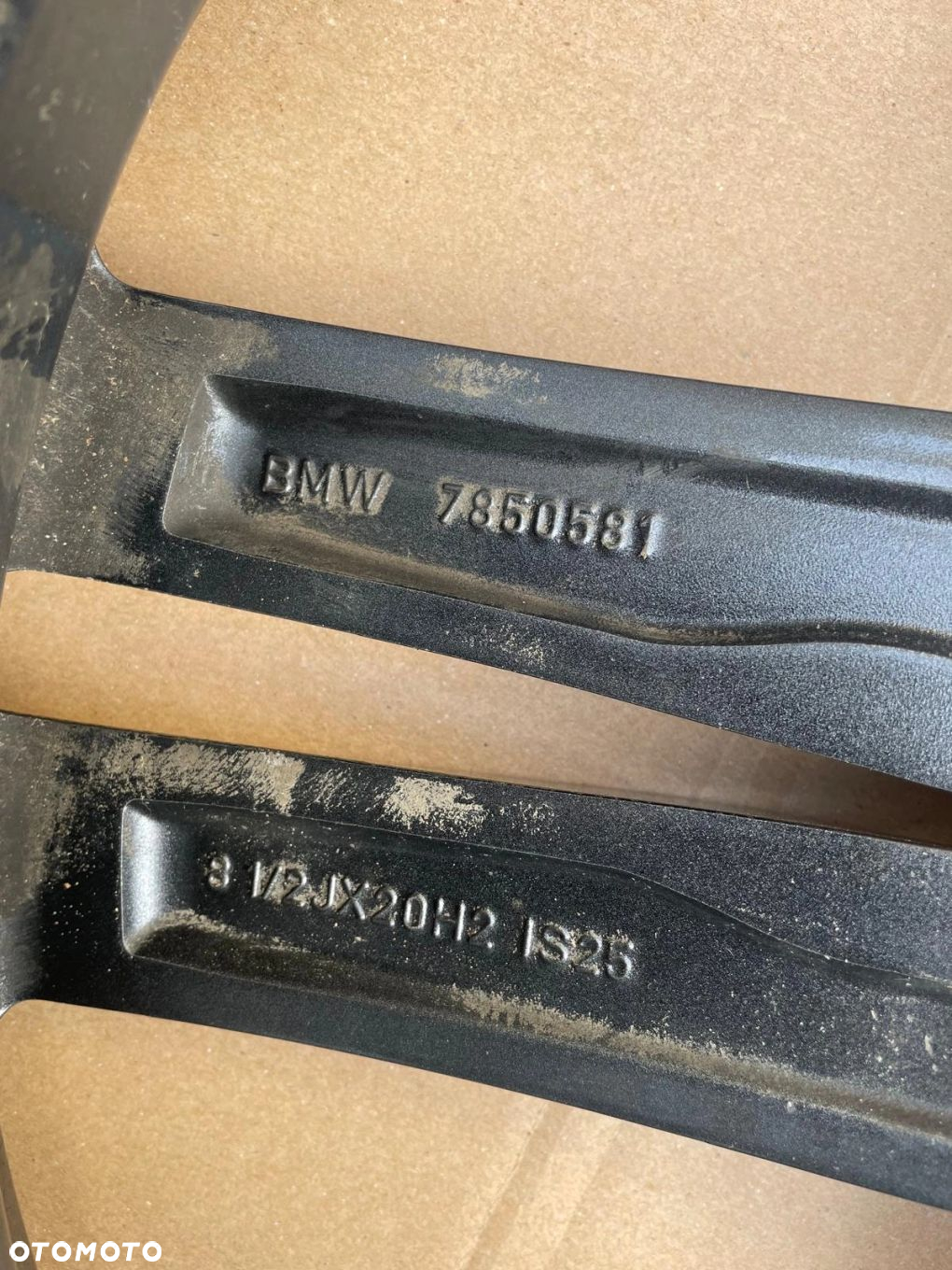 FELGA 20" BMW 7 G11 G12 M PAKIET 7850581 CNC PRZÓD 8.5 '' ET 25 - 8