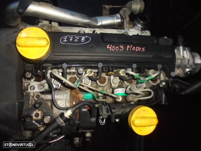 Motor K9KT766 RENAULT MODUS FASE 1 2006 1.5DCI 85CV 5P VERDE ESCURO - 5