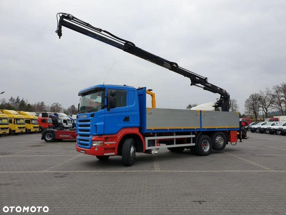 Scania R 400 LB 6x2 HDS Budowlanka Widły Oś Skrętna Super Stan - 2