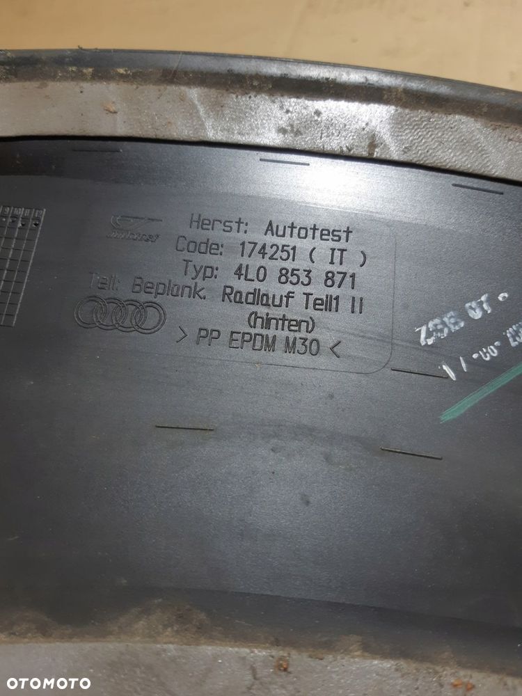 AUDI Q7 4L LISTWA POSZERZENIE DRZWI LEWE LZ7L 4L0853871 - 5