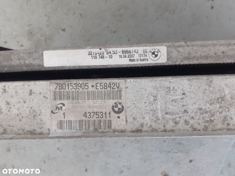 BMW E87 E90 2.0D N47 CHŁODNICE KOMPLET 6968743 - 4