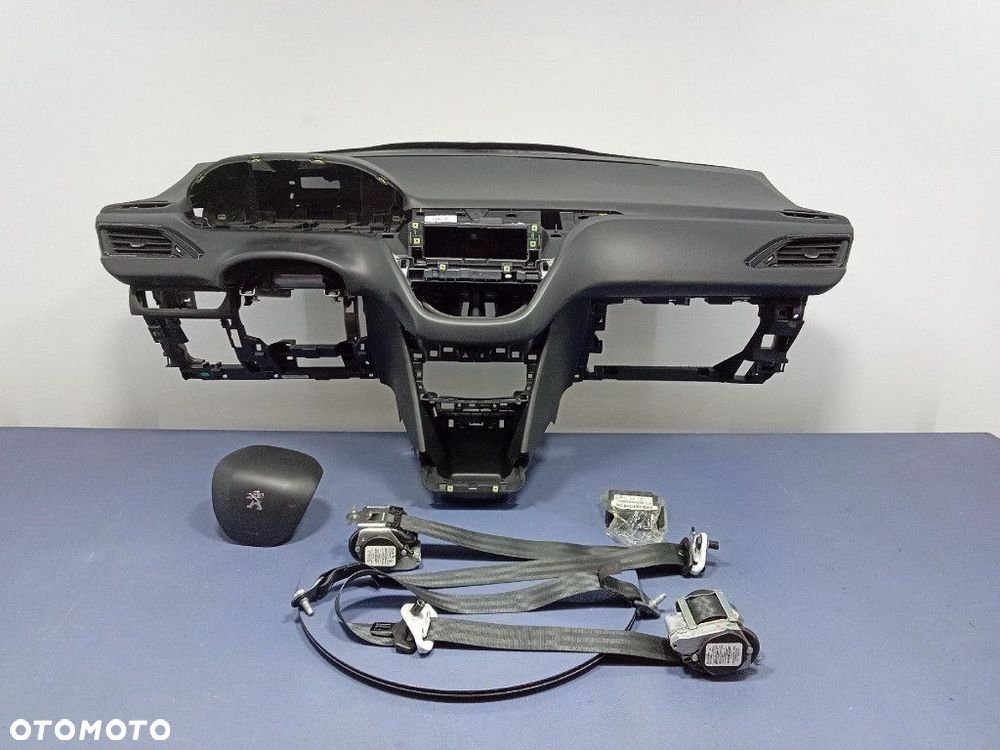 PEUGEOT 208 I LIFT 15-19 DESKA ROZDZIELCZA AIRBAG KOMPLET 96746579ZD - 1