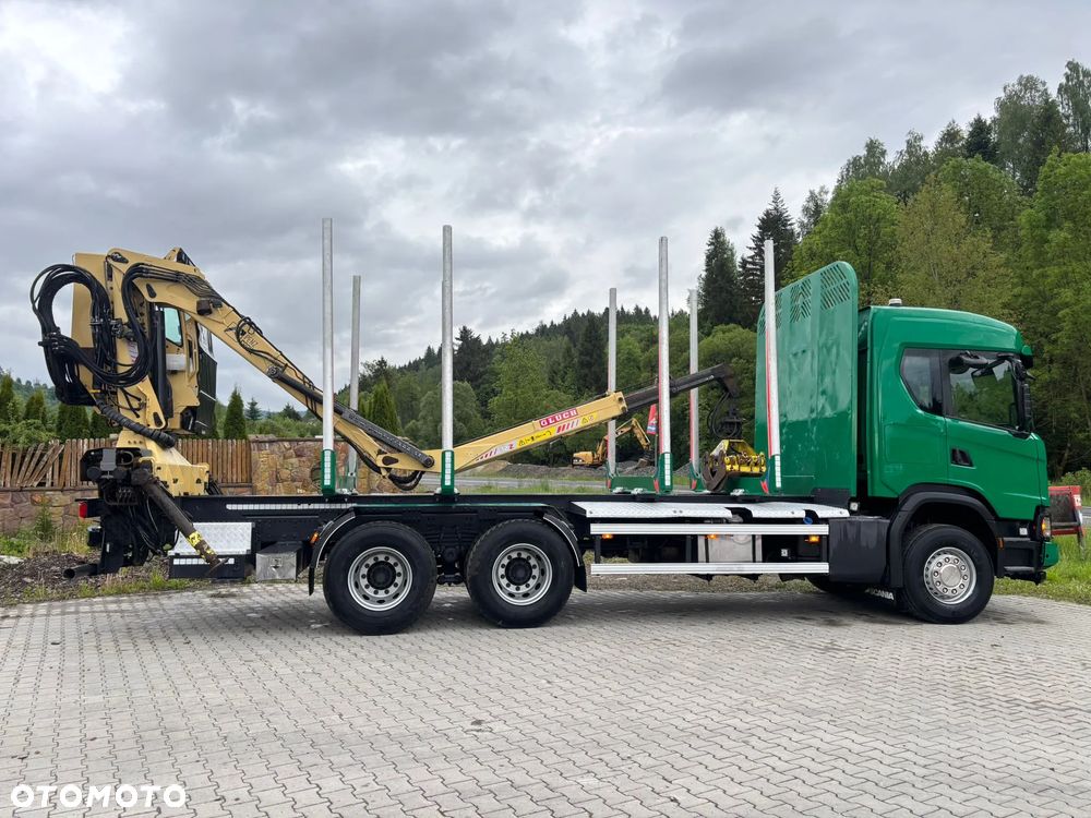 Scania Scania 500XT 6X4 EURO 6 Resor Resor Dzwig HDS z kabiną Do drewna Lasu dłużycy kłody Palfinger - 6