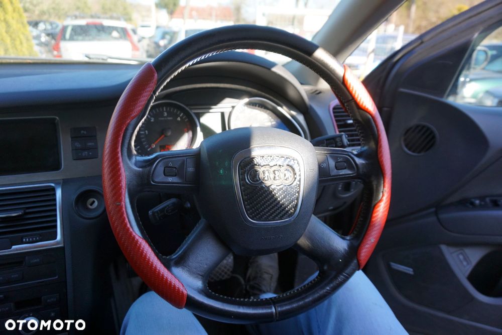 KIEROWNICA SKÓRZANA SKÓRA Q7 4L LIFT  AUDI 2009-2015 - 3
