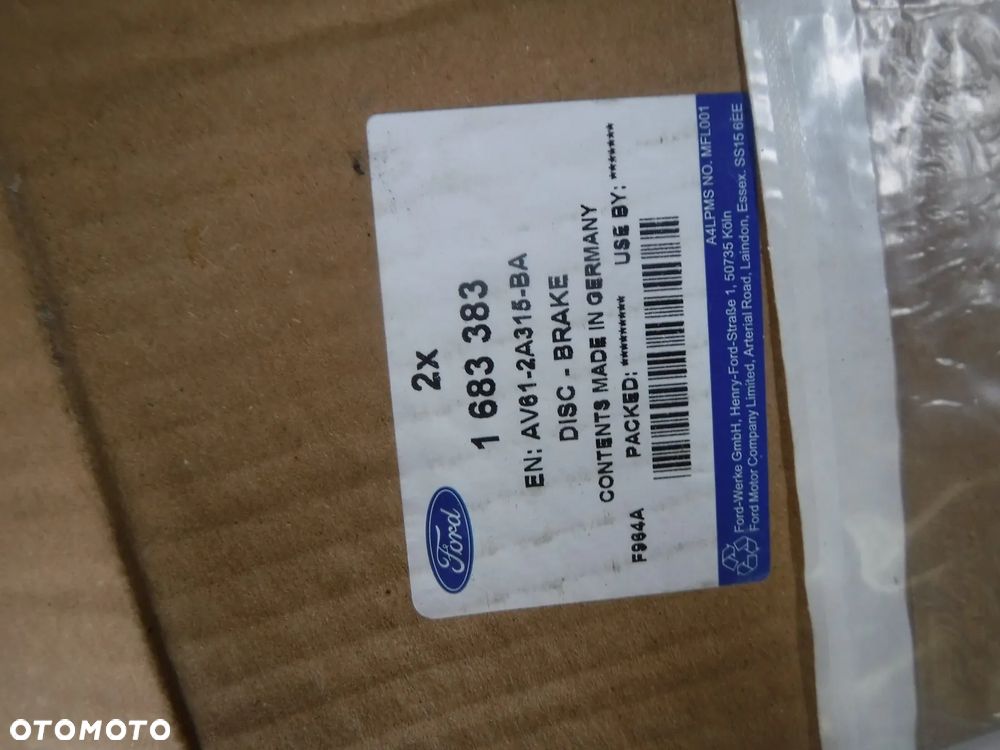 nowe oryginał tarcze hamulcowe tył 280 mm ford kuga mk2 c-max - 2