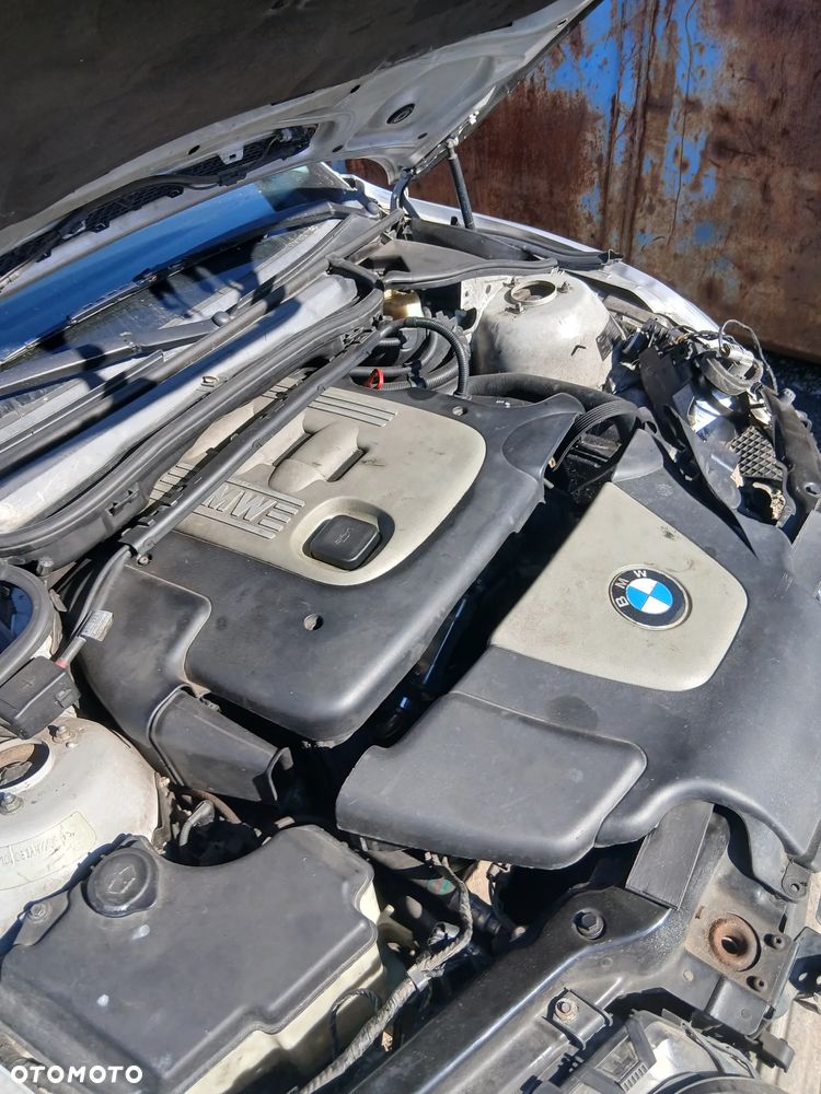 BMW E46 01- SILNIK 2.0D 320D M47 SKRZYNIA BIEGÓW DRZWI ZDERZAK BŁOTNIKI KLAPA TYŁ LAK TITANSILBER METALIC - 4