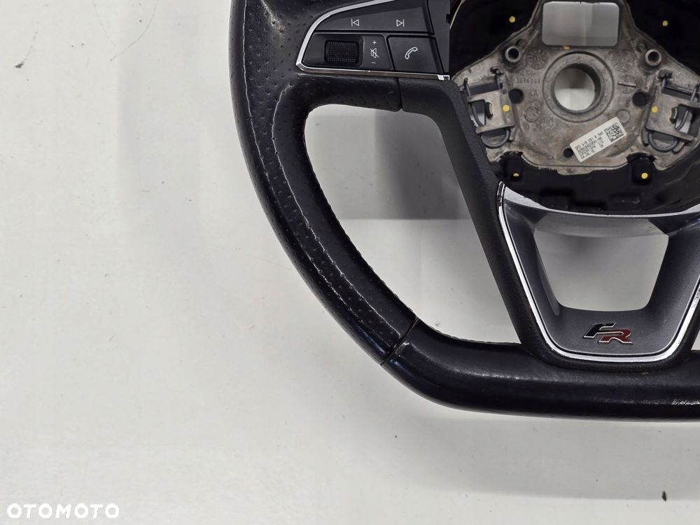 SEAT LEON III FR 15R KIEROWNICA SKÓRZANA MULTIFUNKCJA 5F0419091R - 4