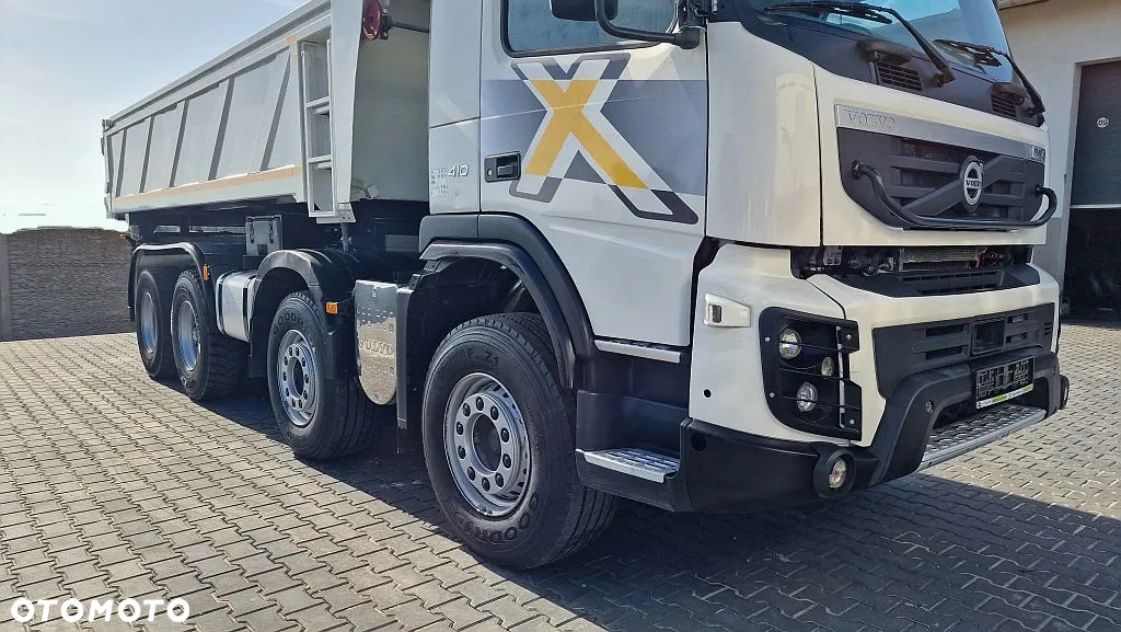 Volvo Fmx 410 8x4 Kiper Hydroburta Wywrot Nowe Opony - 10
