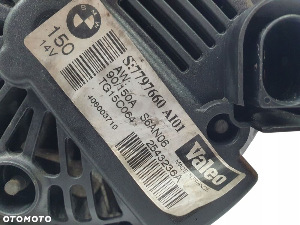 ALTERNATOR BMW E46 E90 E92 E53 3.0D Valeo 7797660 A101 2543236A - 6
