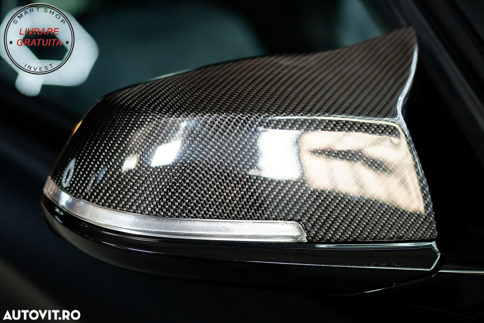 Capace oglinzi BMW Seria 1/2/3/4 Carbon Real- livrare gratuita - 13