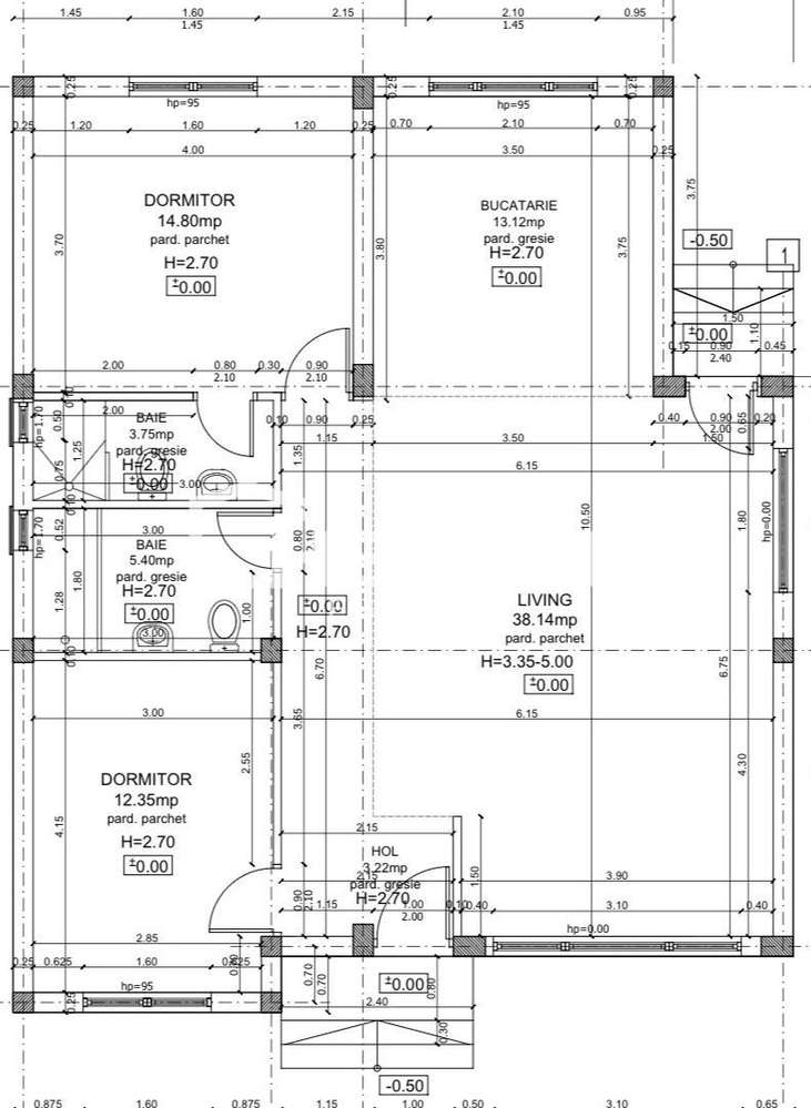 Casă individuală / Sânpetru / 3 camere / 600 mp teren - Imagine principală: 3/16