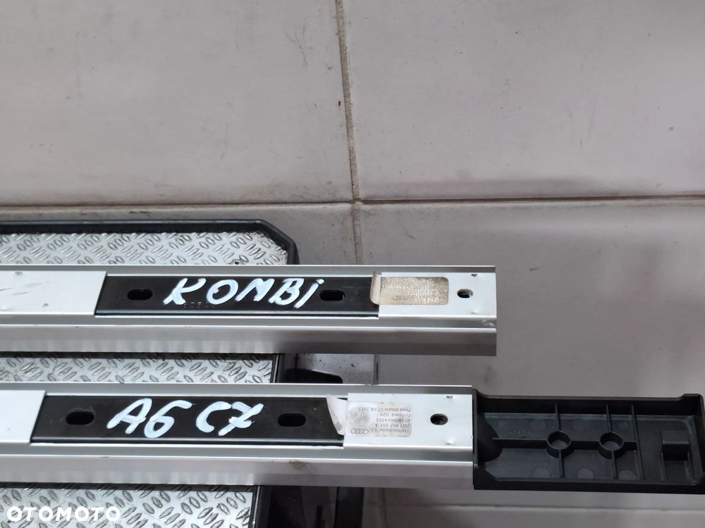 Szyny bagażnika Audi A6 C7 kombi 2015 rok komplet - 3