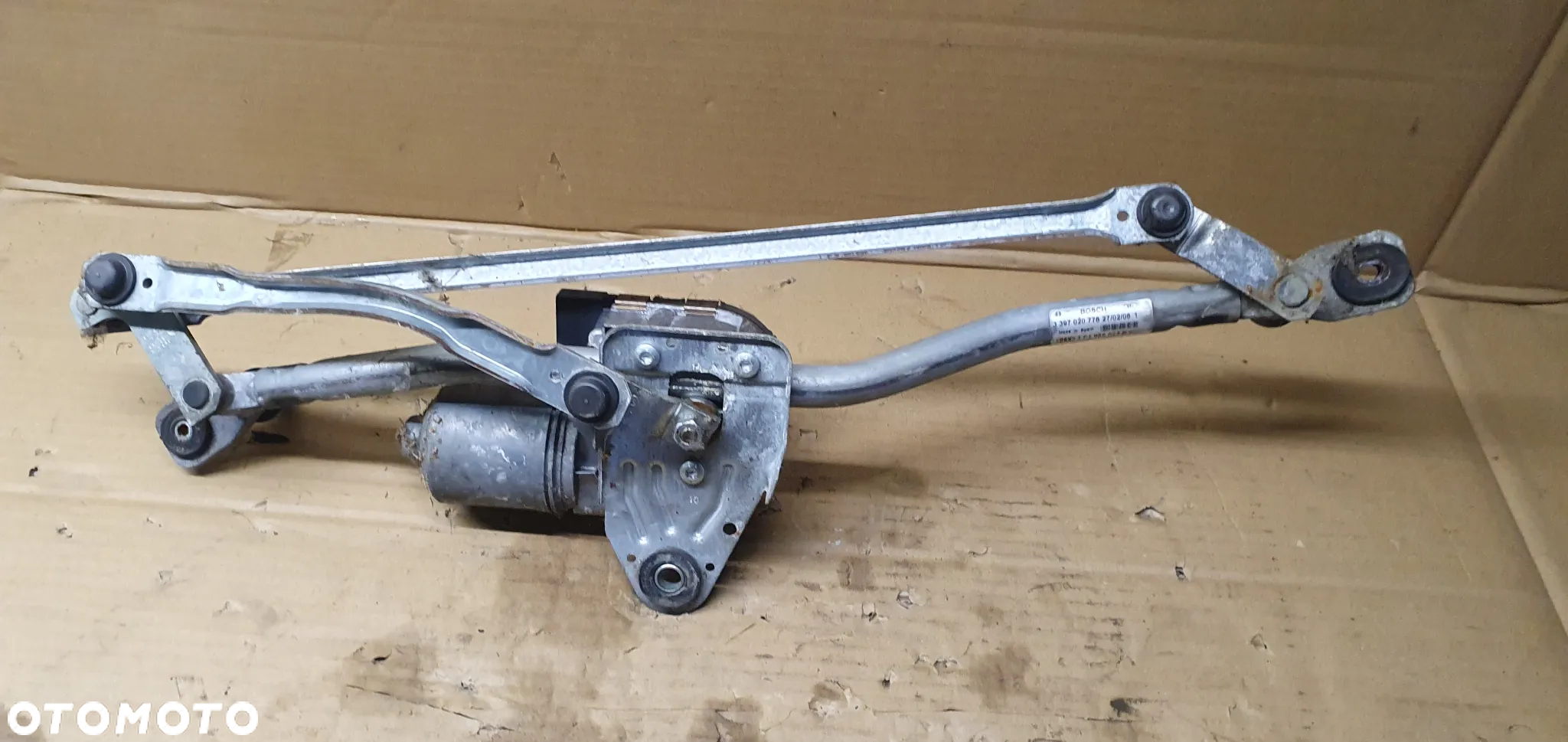 Mechanizm wycieraczek przód przedni Audi A6 C6 4F1955023B 4F1955119 - 4