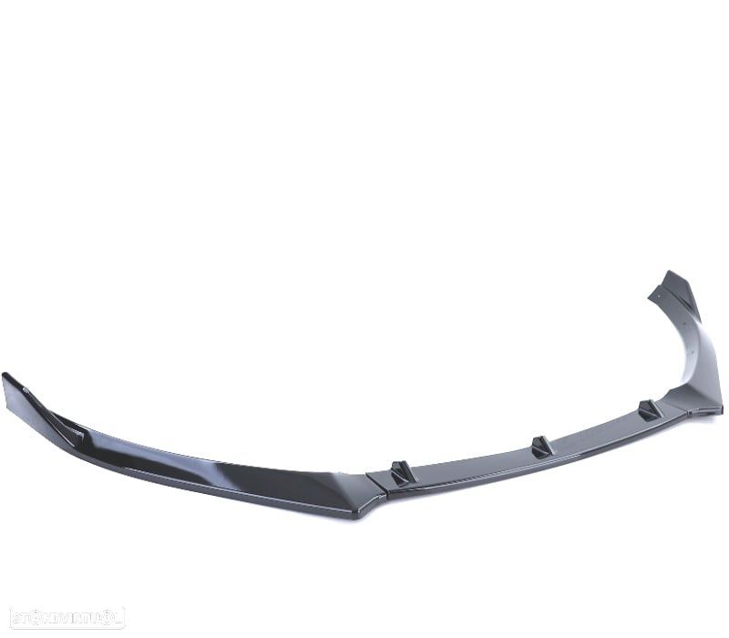 SPOILER LIP VOLKSWAGEN VW GOLF 6 08-12 LOOK PERFORMANCE NEGRO BRILHO - 4
