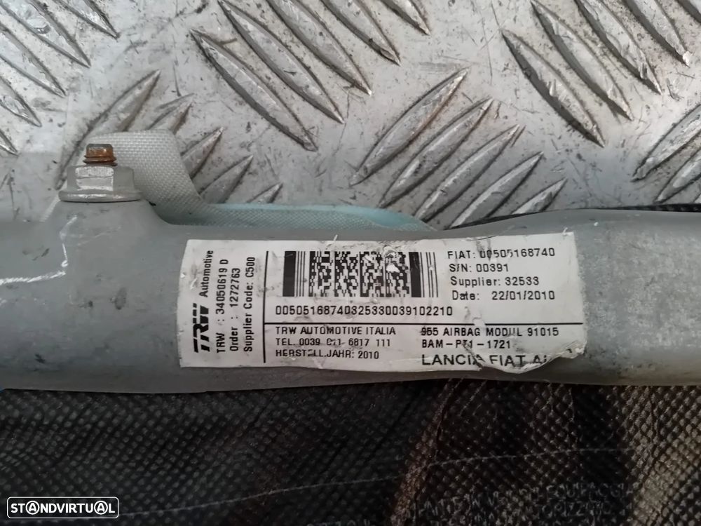 Cortina Cortinas de Airbag Alfa Romeo Mito 00505168750 00505168740 Original - 2