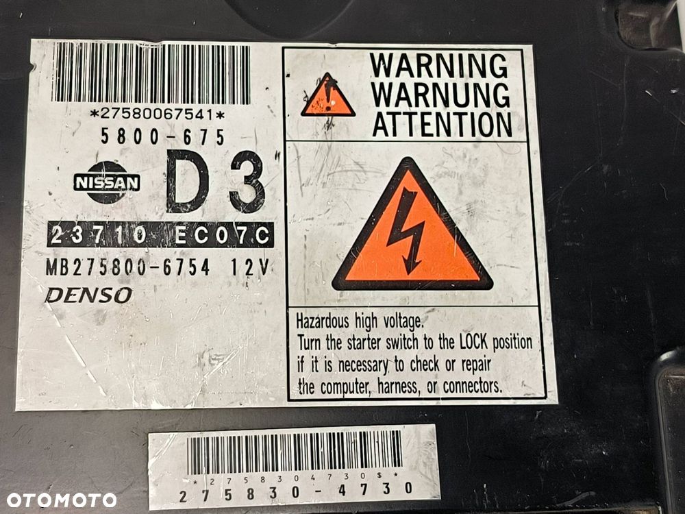 KOMPUTER NISSAN NAVARA MB275800-6754 - 2