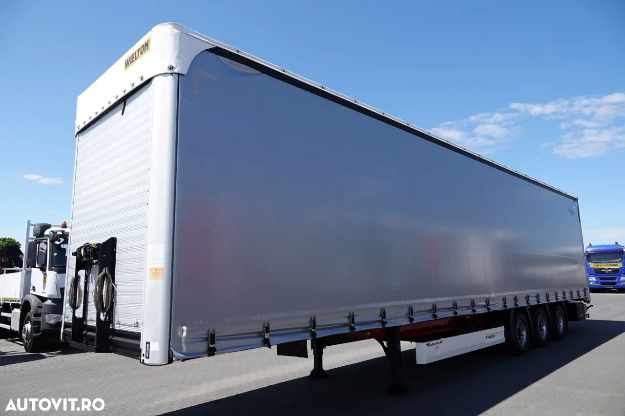 Wielton MEGA CORTINA / MANȘĂ DE OȚEL - 9 M / AXIE DE RIFAT / SAF/ COILMULDA / LOW DECK / 2019R - 4