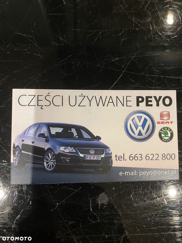 VW PASSAT B7 MASKA  Czarny METAL Lc9x uszkodzona - 5