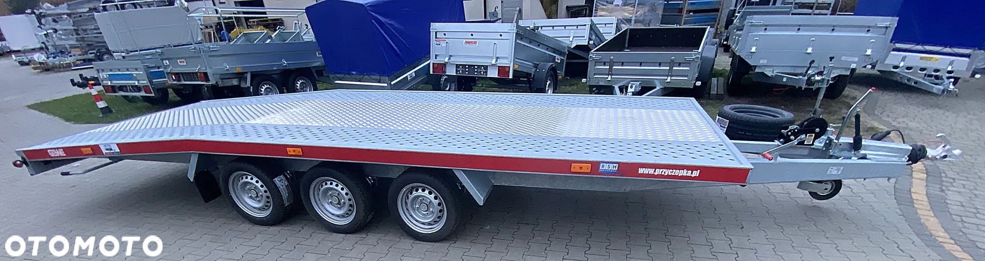 GEWE Laweta samochodowa GEWE 5,6m x 2,1m 3-osiowa DMC: 3500 kg - 15