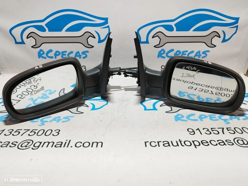 .ESPELHO RETROVISOR ESQUERDO DIREITO OPEL CORSA C 24420988 24420982 COMBO C MANUAL ESPELHOS RETROVISORES - 2