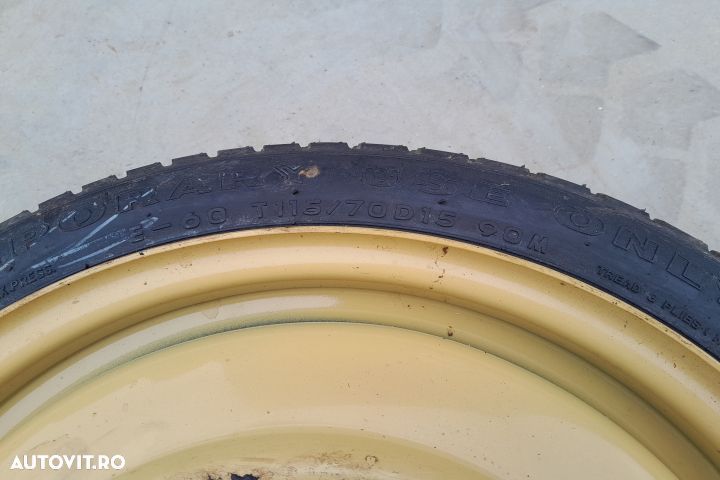 Roata de rezerva slim R15 T115/70D15 T115/70D15 Mazda 6 GG [facelift] - 4