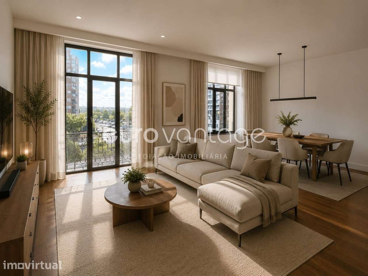 Apartamento T1 em Condomínio Fechado, Centro Leiria - Grande imagem: 3/24