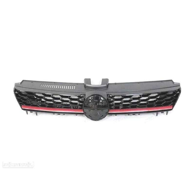 GRELHA FRONTAL VOLKSWAGEN VW GOLF 7 LIMOUSINE 12-17 VERMELHO - 2