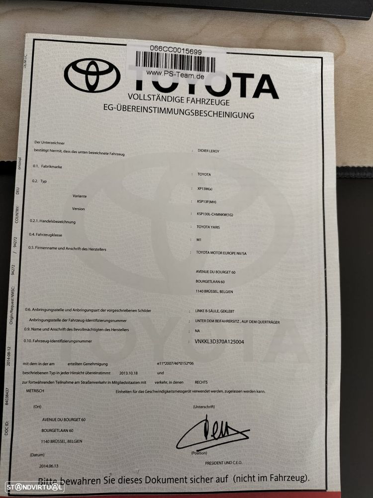 Toyota Yaris 1.0 VVT-i Edition 2014 - 13