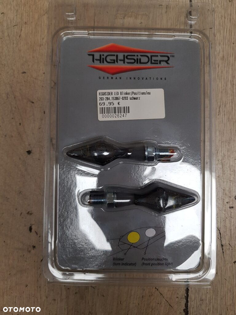 Kierunkowskazy przód 2w1 Led Highsider 203-284 Pen Head Double - 2