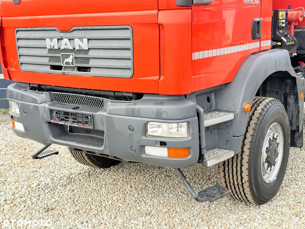 MAN * TGM 18-280 MAN 4x4 HDS Palfinger PK10500 * Kiper Wywrotka * Bardzo Dobry Stan - 4