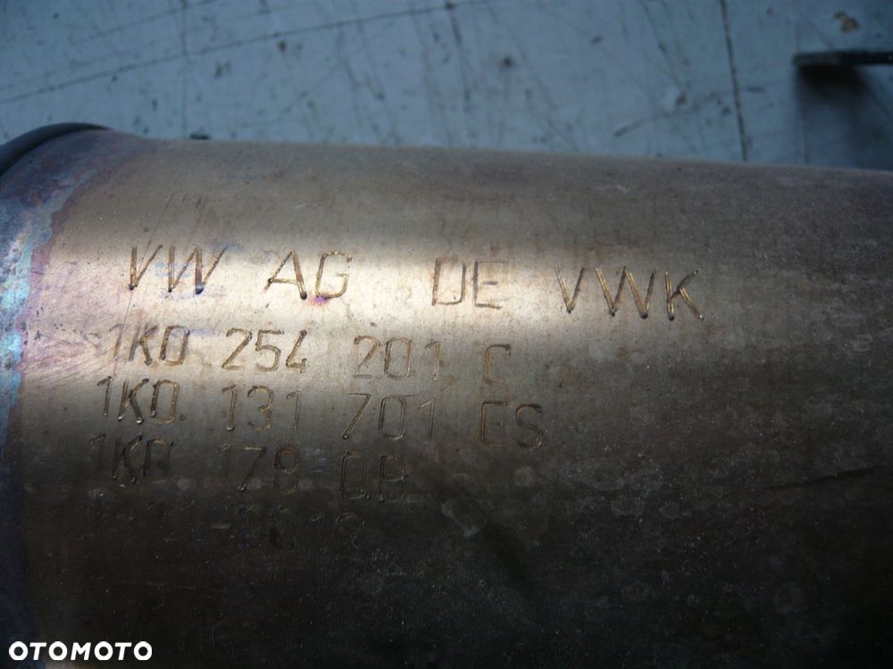 katalizator dpf 1k0254201c volkswagen audi seat skoda - 3