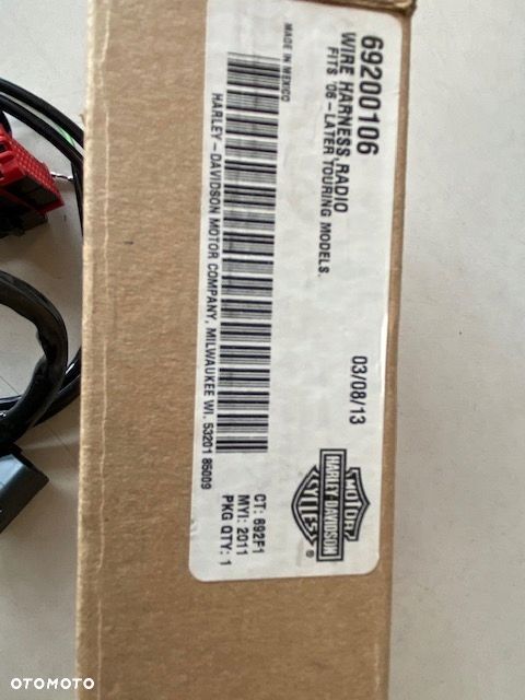 WIĄZKA PRZEWODÓW GŁOŚNIKÓW HARLEY 69200106 - 2
