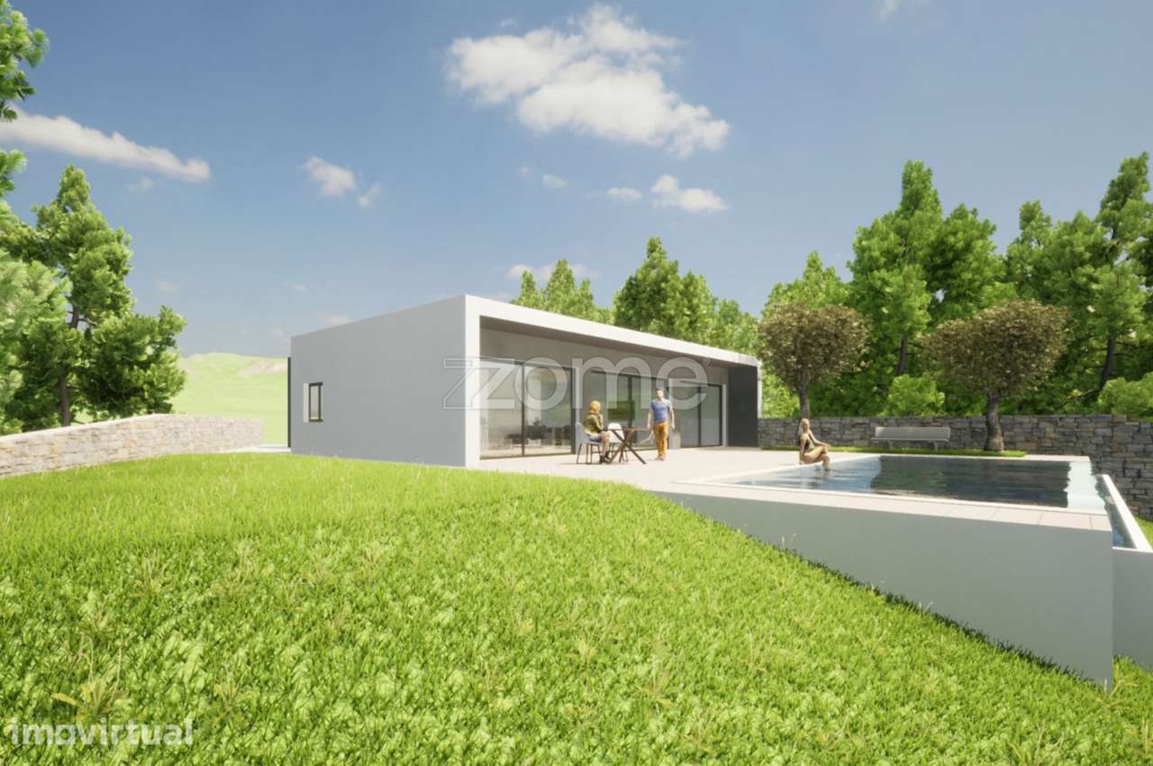 Moradia Térrea Moderna com Piscina Infinita | Alvaiázere - Grande imagem: 2/10