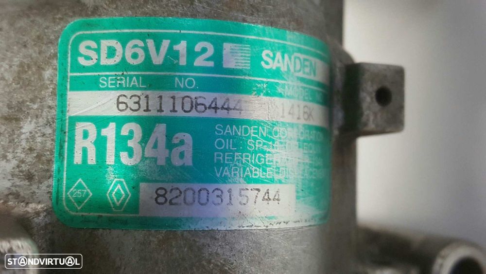COMPRESSOR DE AR CONDICIONADO RENAULT KANGOO (F/KC0) ALIZE - 3