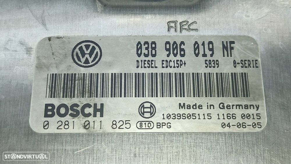 CENTRALINA DO MOTOR UCE SEAT CORDOBA BERLINA (6L2) SIGNO/A - 3