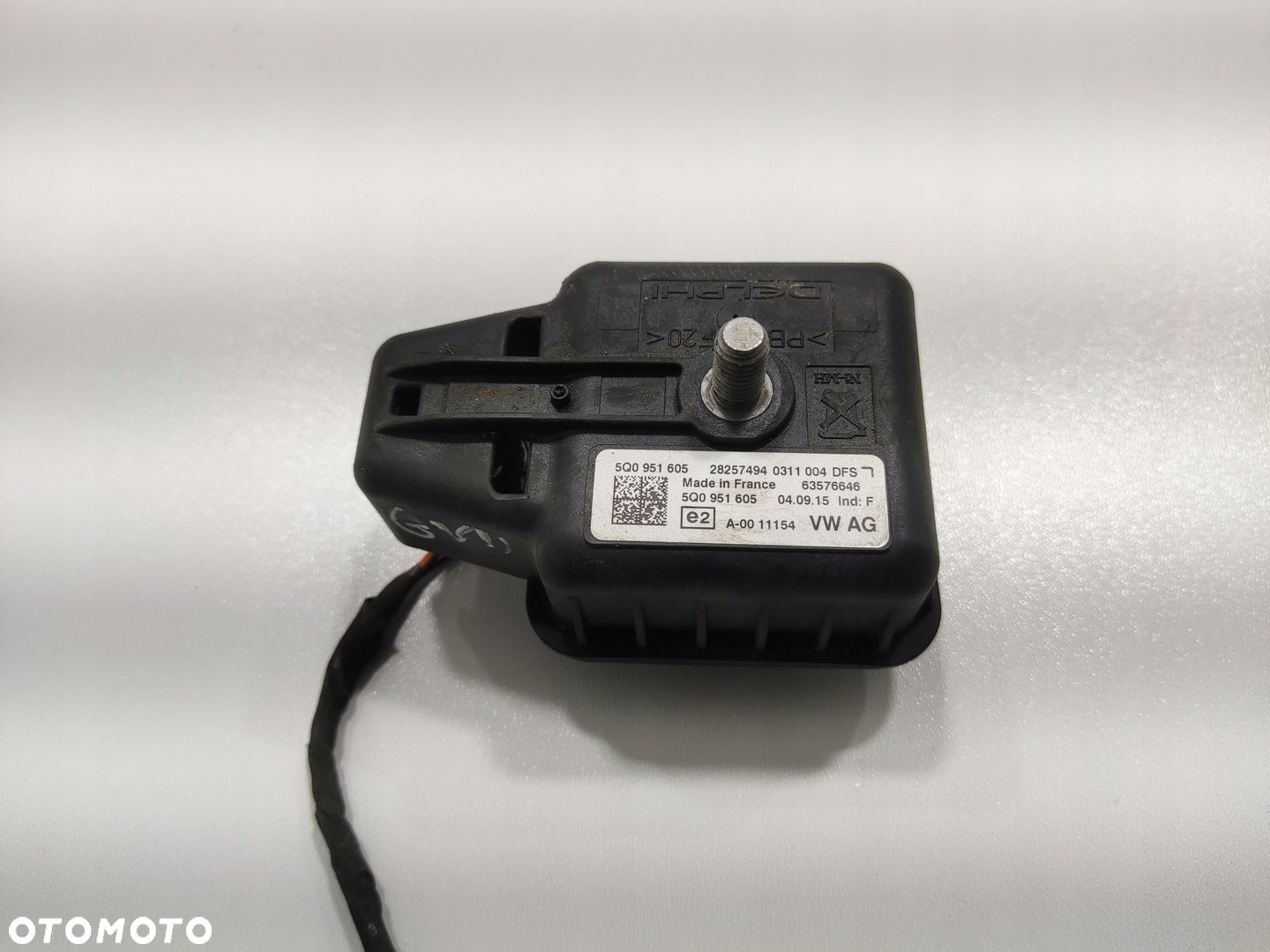 SYRENA GŁOŚNIK ALARMU VOLKSWAGEN GOLF VII 2012-2016 5Q0951605 - 3