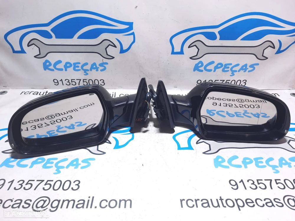 Espelhos Retrovisores Esquerdo Direito AUDI A4 B8 Pisca LED 2007 a 2015 - 8