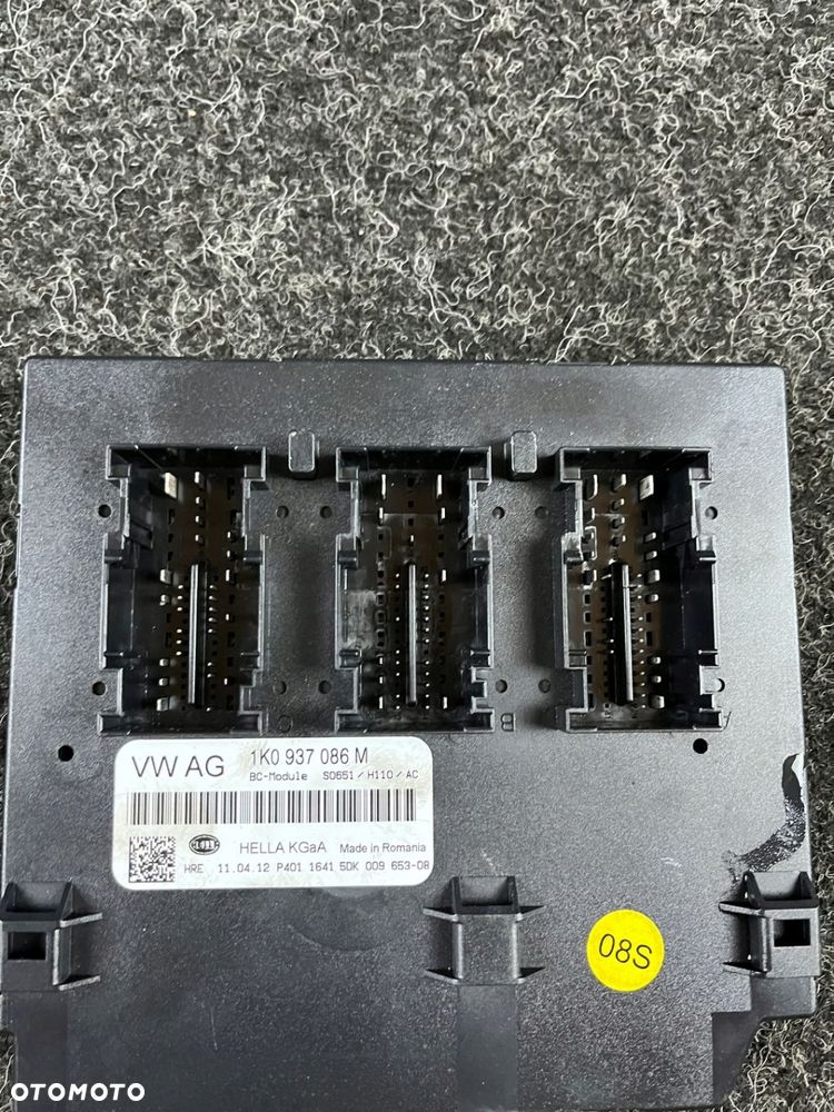 vw golf VI lift moduł komfortu BCM 1K0937086M 5DK009653-08 - 3