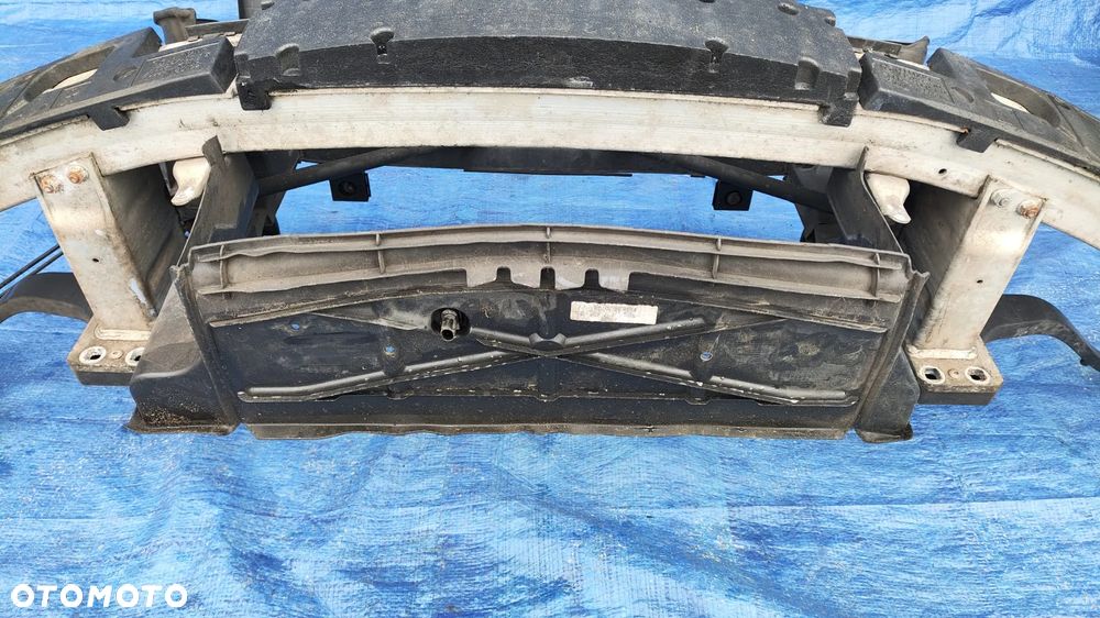 PAS PRZEDNI WZMOCNIENIE BELKA PRZÓD CHŁODNICA WODY KLIMATYZACJI WENTYLATOR KOMPLET BMW E63 E64 LCI LIFT 3.0i N53 - 14