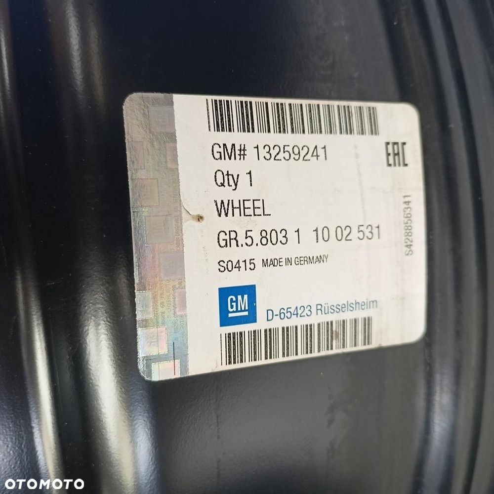 Felgi 5x115 17 Opel Astra J Zafira C Antara Chevrolet Cruze Captiva (F9614) - 8