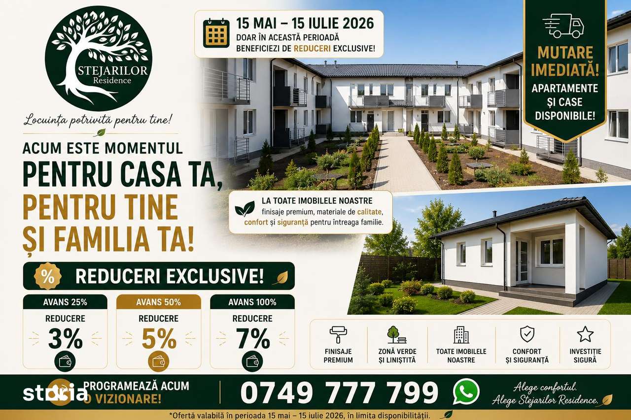 STEJARILOR RESIDENCE - Direct de la dezoltator