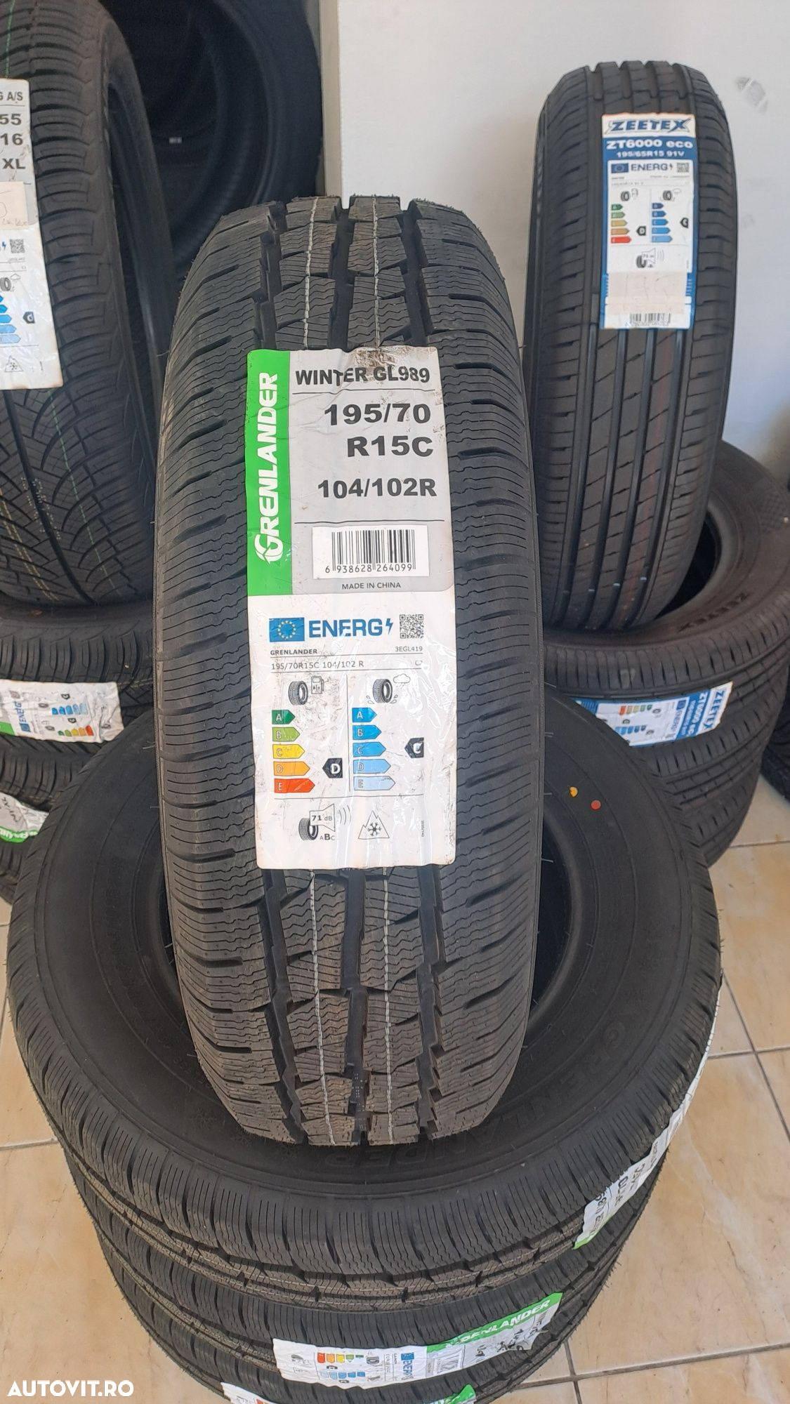 Anvelope noi iarna 195 70 r15c DOT 2024 - 2