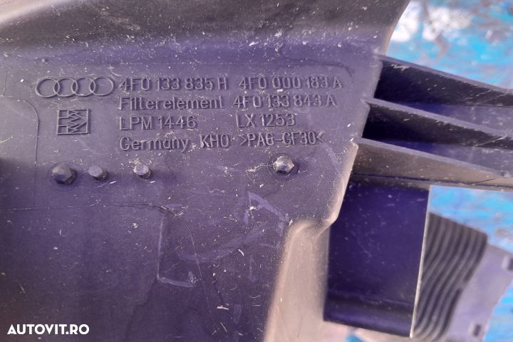 Carcasa filtru aer 4F0133843A - 2.0 TDI 4F0133843A - 2.0 TDI Audi A6 - 4