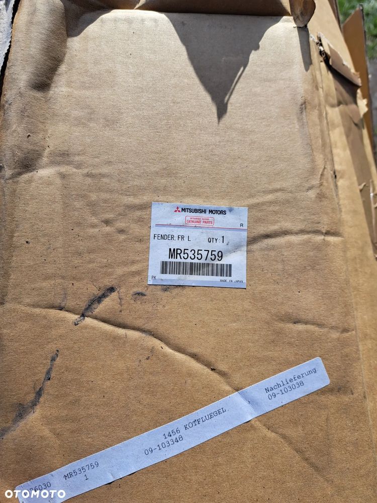 błotnik przedni lewy Mitsubishi Pajero III Montero MR535759 błotnik lewy przód przedni Mitsubishi Pajero III  Montero III Nowy Oryginał - 6
