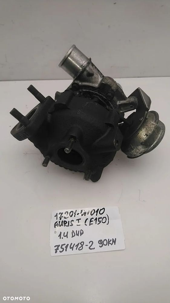 TURBOSPRĘŻARKA TOYOTA 1,4 D4D COROLLA YARIS VERSO - 4