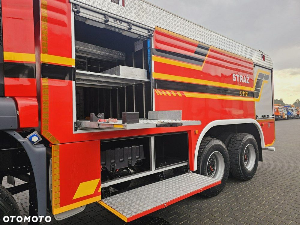 MAN TGS 26.440 6x6 9500 l woda + 950 piana Stolarczyk straż pożarna - 12