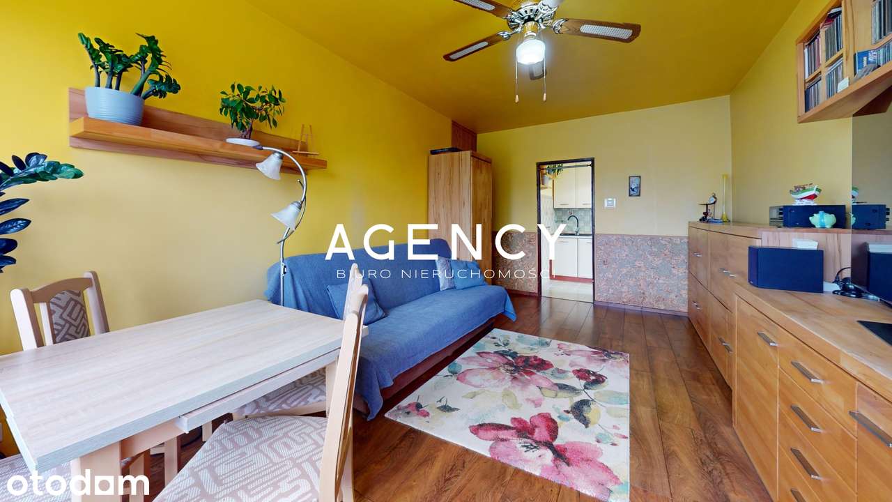 Słoneczne mieszkanie 2-pokojowe | 36,25 m² | 1 piętro