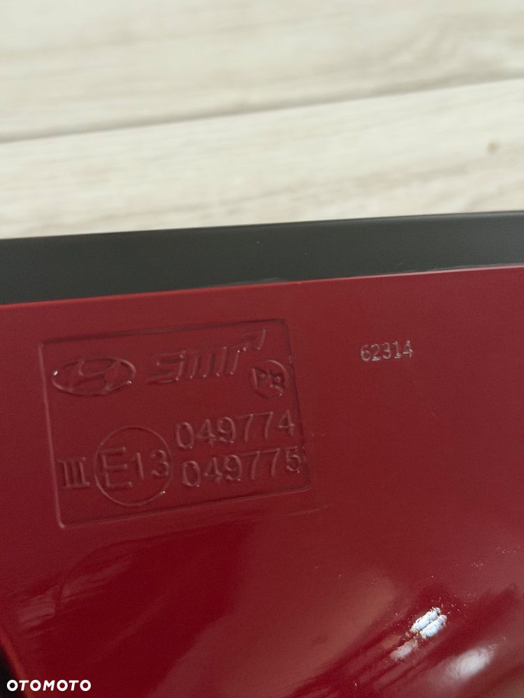 Hyundai kona prawe lusterko 2018-2023, 10 pinów, martwe pole - 4
