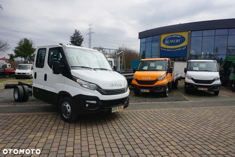 Iveco 35C14 doka brygadówka wywrotka skrzynia żuraw - 5